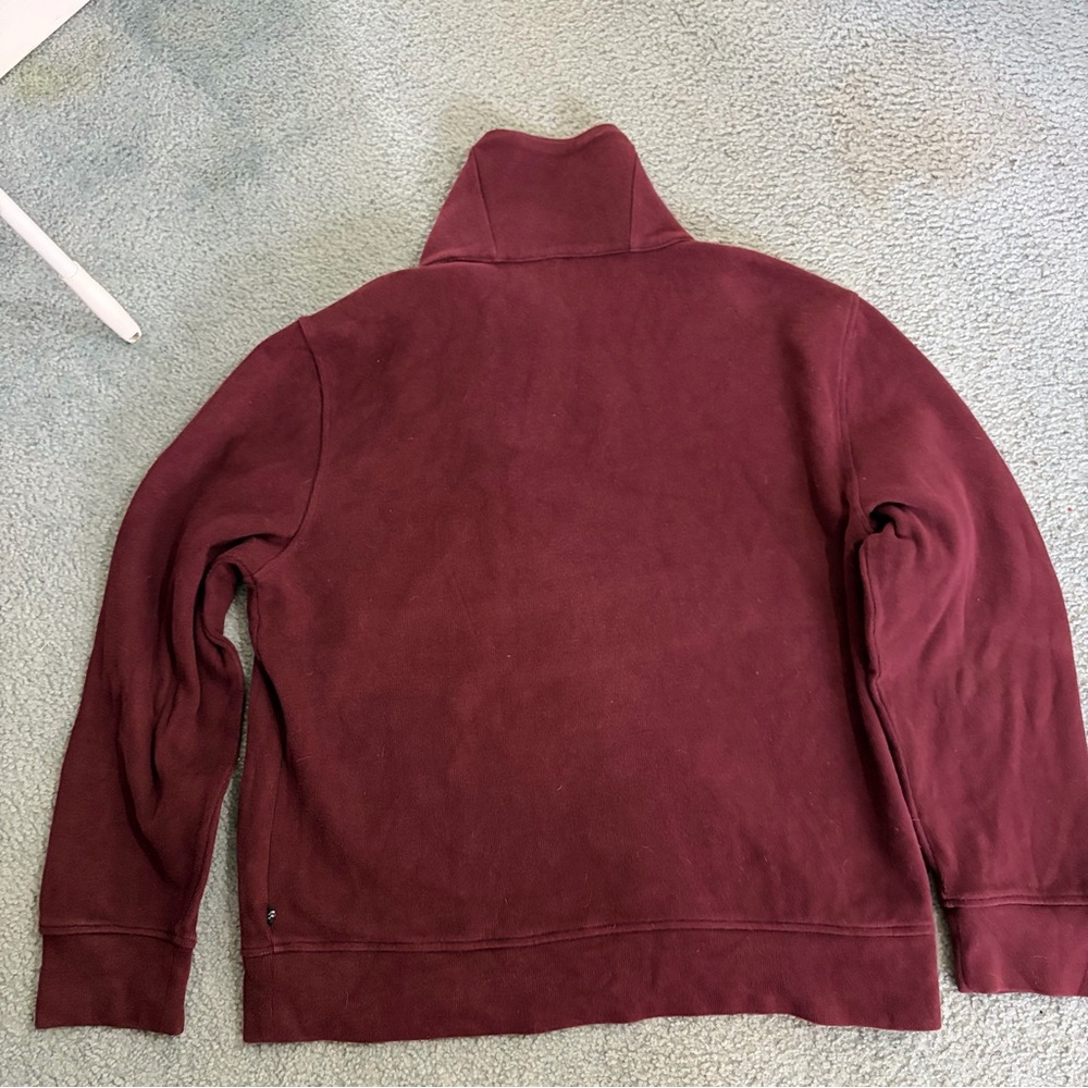 Nautica Men's Maroon Turtleneck Sweater